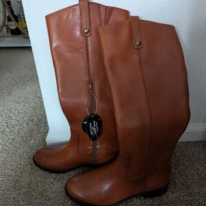 INC International Concepts Tan Leather Boots